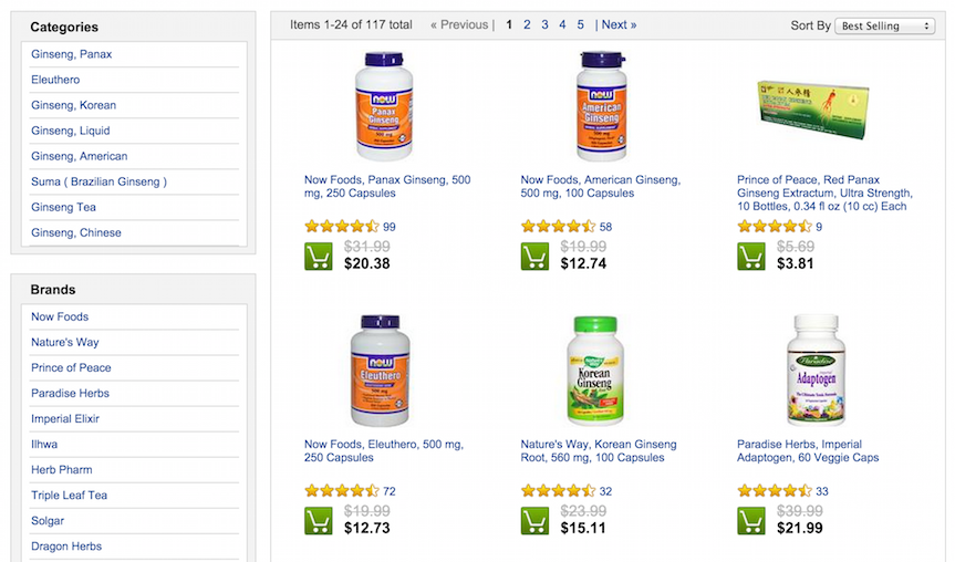 Iherb using sale price to increase e-commerce conversion rates