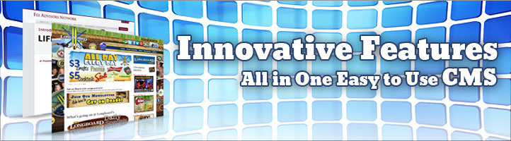 Innovative Features All in One Easy to Use CMS