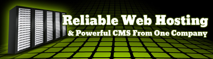 Reliable Web Hosting & Powerful CMS From One Company