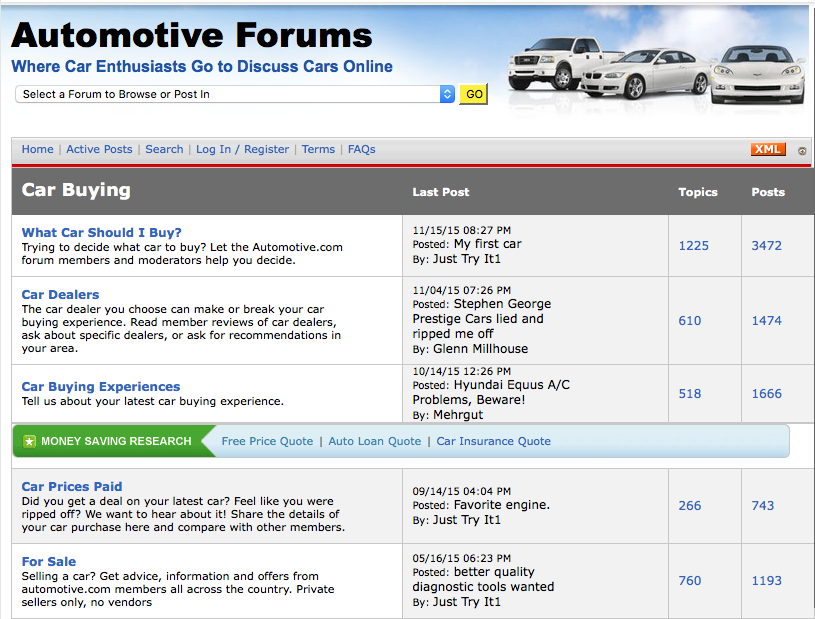 Automotive eCommerce Niche Ideas