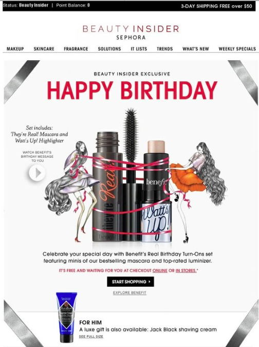 Happy Birthday Sephora