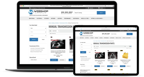 Automotive eCommerce Platform for Auto Parts Businesses