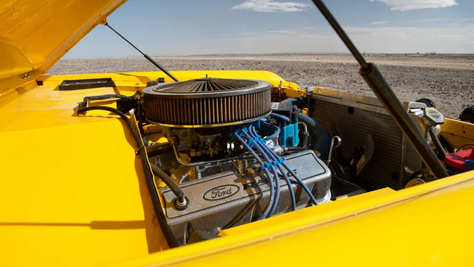 Dana Nevins Yellow 1970 Ford Bronco with Summit Racing 302 Cubic-Inch V8 from Keith Black Pistons