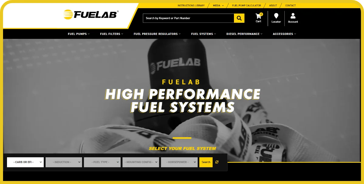 Fuelab Homepage banner