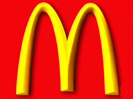 McDonalds golden arches logo, an example of a recognizable brand image