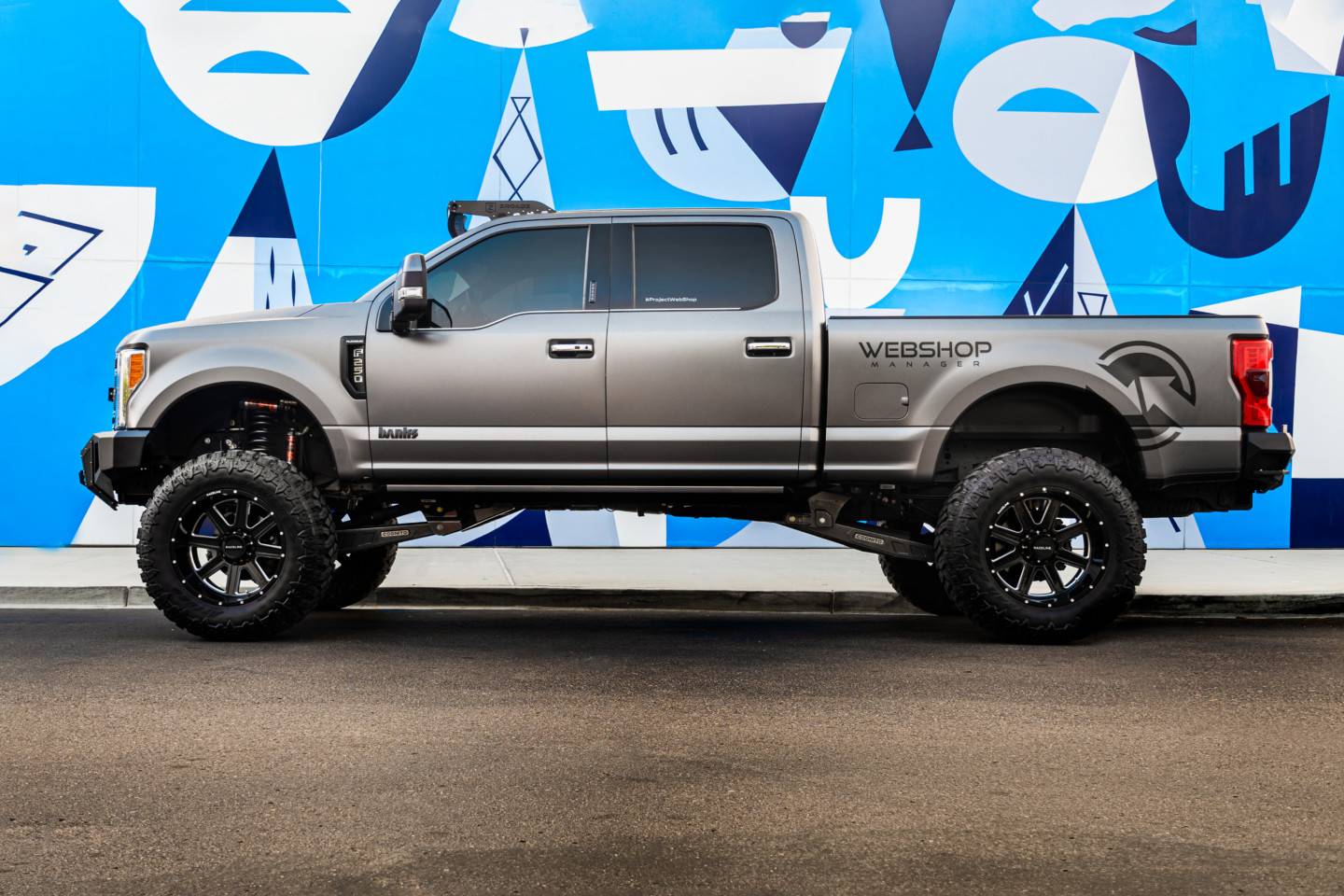 Side View of Dana Nevins' 2017 F-250 Super Duty
