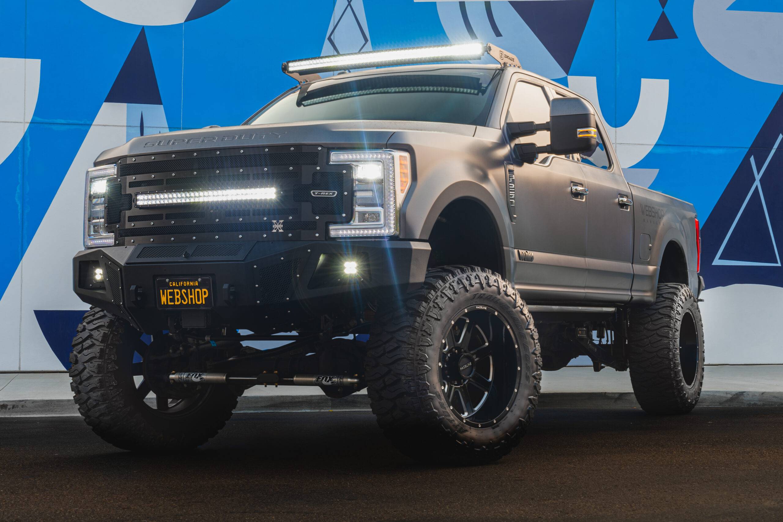 Lower 3/4 view of Dana Nevins' 2017 F-250 Super Duty