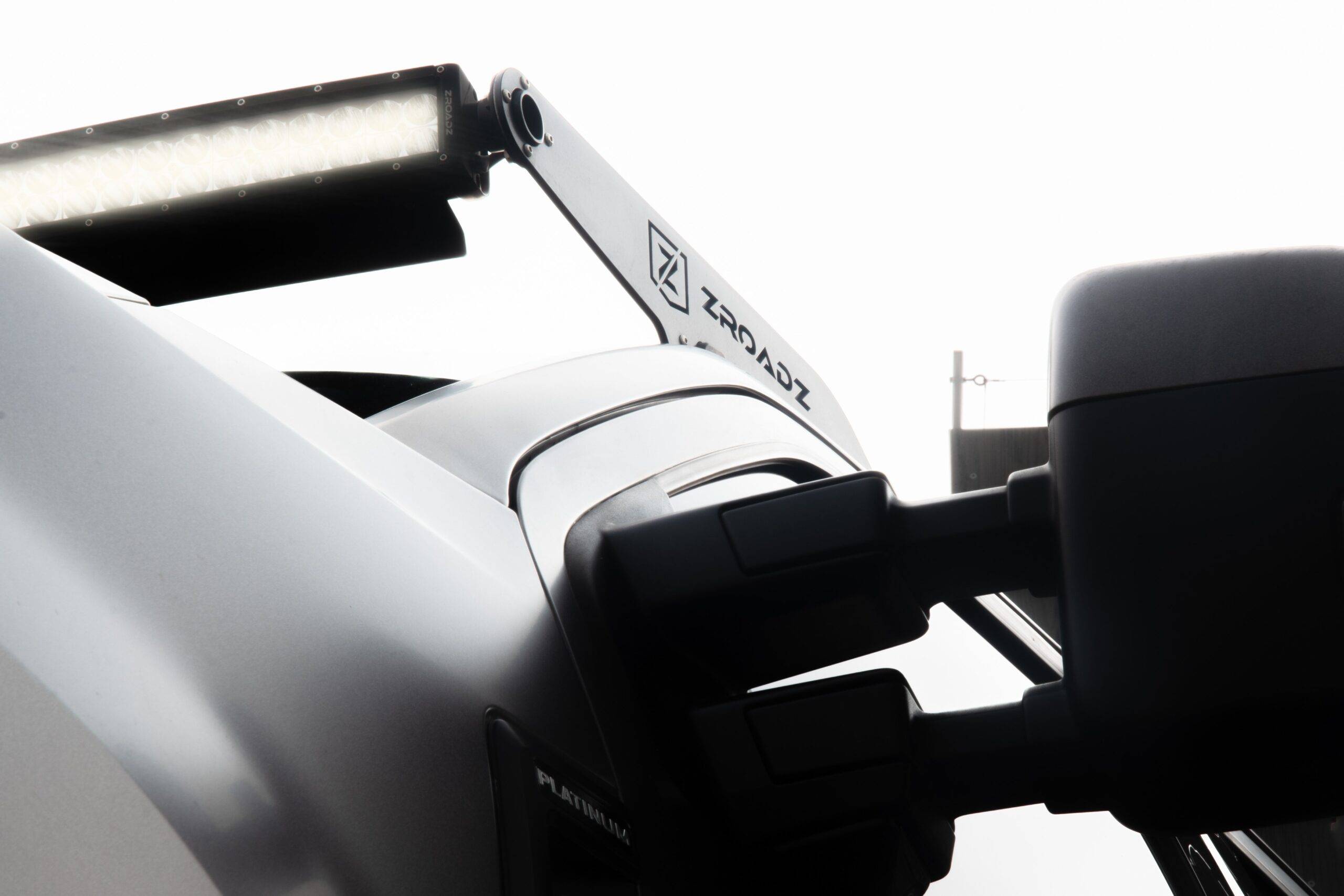 Dana Nevins' custom 2017 F-250 Super Duty with Z-Roadz LED light bars up top