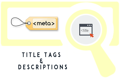 meta title tags and descriptions for SEO optimization