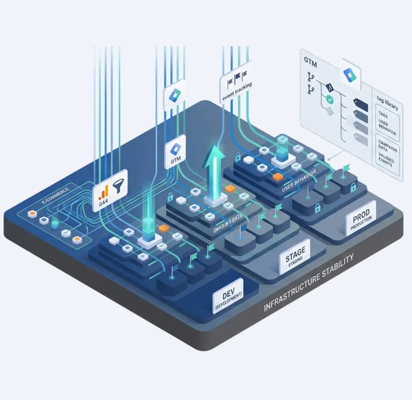 GA4 and Google Tag Manager setup for aftermarket eCommerce tracking governance