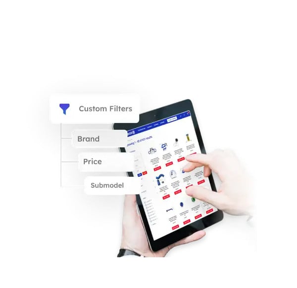 Predictive autocomplete and fitment-aware product discovery for Year Make Model shoppers